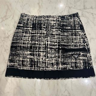 PRADA - PRADA プラダ ミニスカート 38(S位) 茶 【古着】【中古 PRADA - PRADA プラダ ミニスカート 38(S位) 茶 【古着】【中古