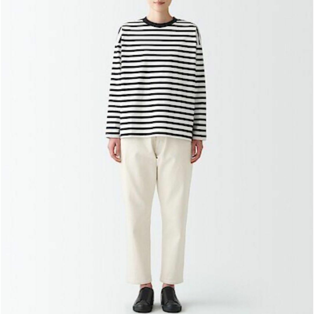 MUJI (無印良品)(ムジルシリョウヒン)のmuji labo ジャパンデニム テーパードクロップドパンツ レディースのパンツ(デニム/ジーンズ)の商品写真