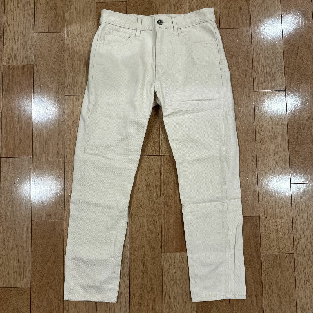 MUJI (無印良品)(ムジルシリョウヒン)のmuji labo ジャパンデニム テーパードクロップドパンツ レディースのパンツ(デニム/ジーンズ)の商品写真