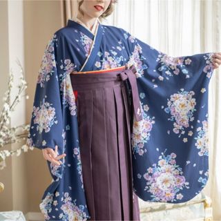Catherine Cottage - キャサリンコテージ 猫 手毬 花柄 袴セット Catherine Cottage - キャサリンコテージ 猫 手毬 花柄 袴セット