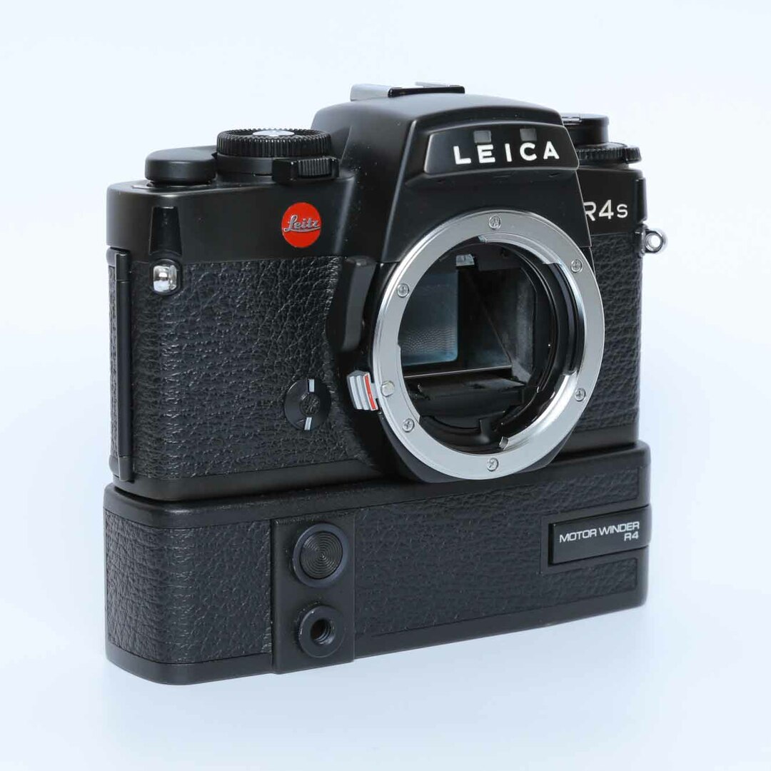 LEICA(ライカ)の【中古】(ライカ) Leica R4s ブラック(MOD.2)+MOTOR WINDER スマホ/家電/カメラのカメラ(フィルムカメラ)の商品写真