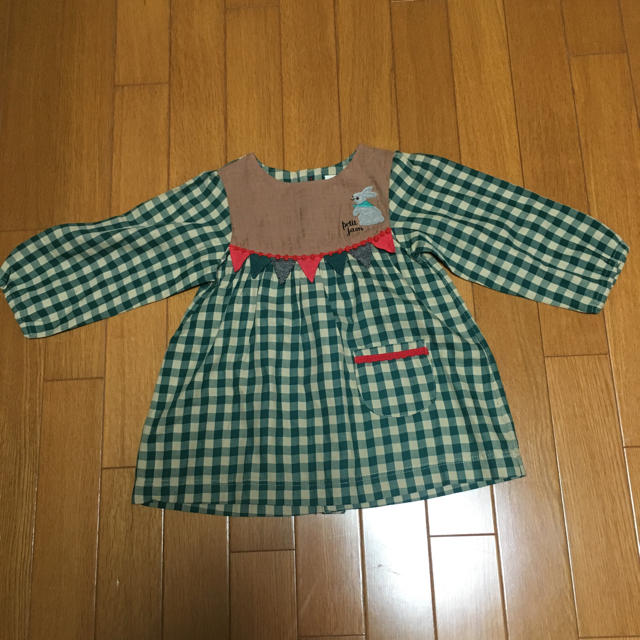 Petit jam(プチジャム)の新品未使用 petit jam チュニック サイズ110 キッズ/ベビー/マタニティのキッズ服女の子用(90cm~)(ブラウス)の商品写真