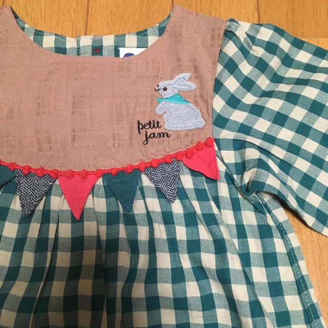 Petit jam(プチジャム)の新品未使用 petit jam チュニック サイズ110 キッズ/ベビー/マタニティのキッズ服女の子用(90cm~)(ブラウス)の商品写真