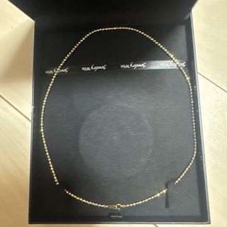 k18 PT850 コンビ シャンデリアカットボールネックレス 52cmの k18 PT850 コンビ シャンデリアカットボールネックレス 52cmの