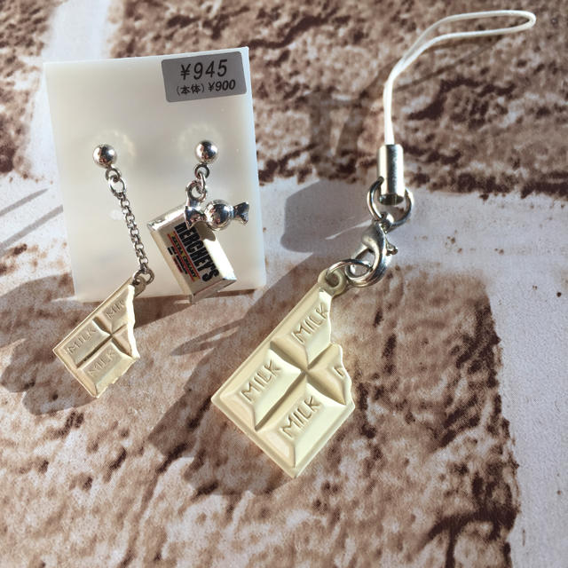 楽天 予約♪新品未使用♪ホワイトチョコレートセット♪ピアス