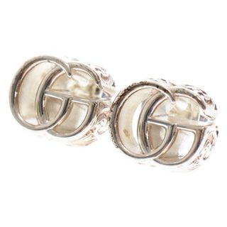 GUCCI - 【超美品】GUCCI ピアス インターロッキングG 燻 片耳 GUCCI - 【超美品】GUCCI ピアス インターロッキングG 燻 片耳