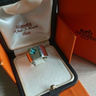 エルメス(Hermes)のゲリラセール！HERMESキャンディ💍ブルー#50(リング(指輪))