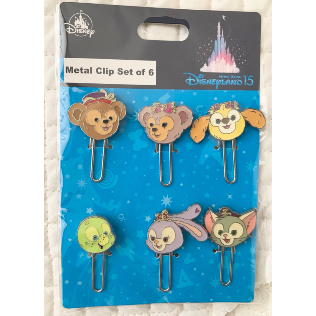 Disney(ディズニー)の香港ディズニー ダッフィー フレンズ メタル クリップ エンタメ/ホビーのおもちゃ/ぬいぐるみ(キャラクターグッズ)の商品写真