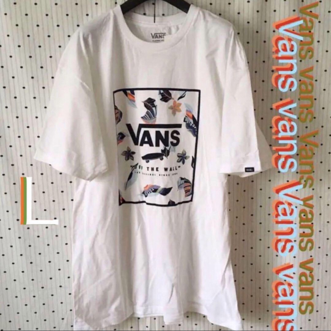 VANS(ヴァンズ)のVANSバンズ US限定newskoolボックスボタニカルＴシャツL１点物 メンズのトップス(Tシャツ/カットソー(半袖/袖なし))の商品写真