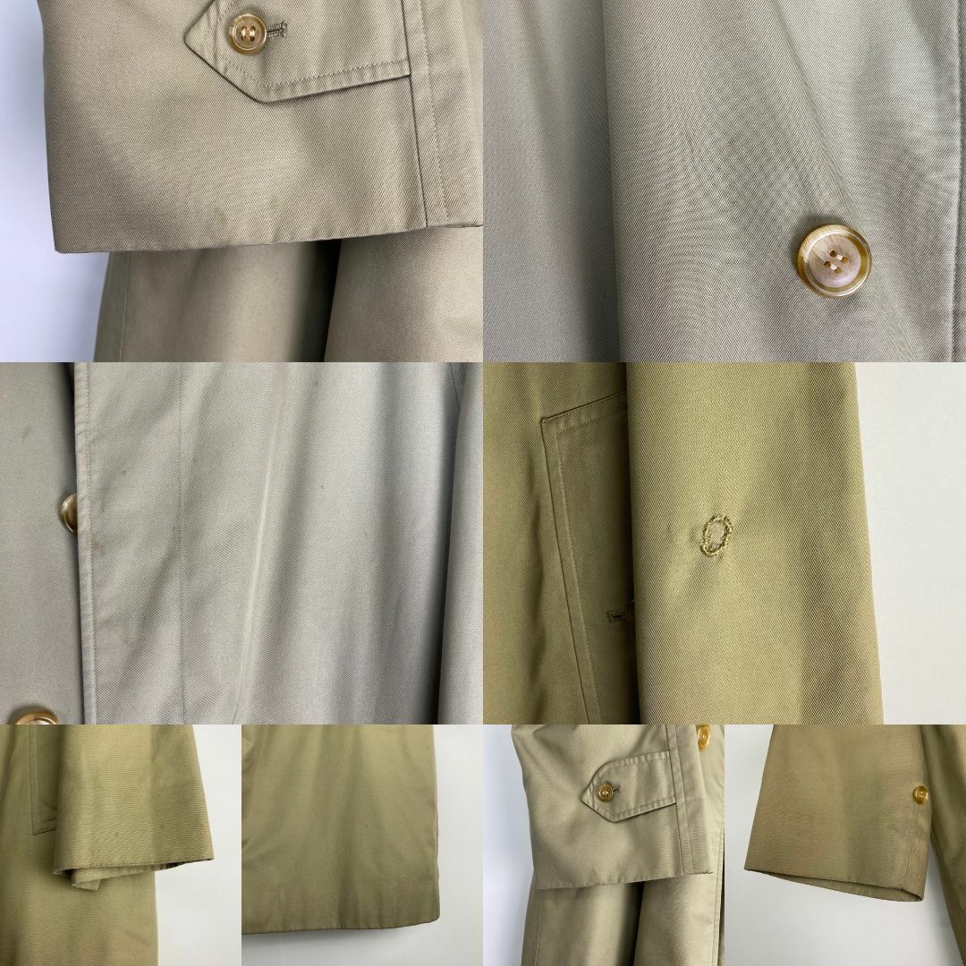 【良品】バーバリーズ・ステンカラーコート・カーキ・ノバチェック・ライナー・M相当 BURBERRY - 【人気】バーバリーズ ノバチェック ライナー付