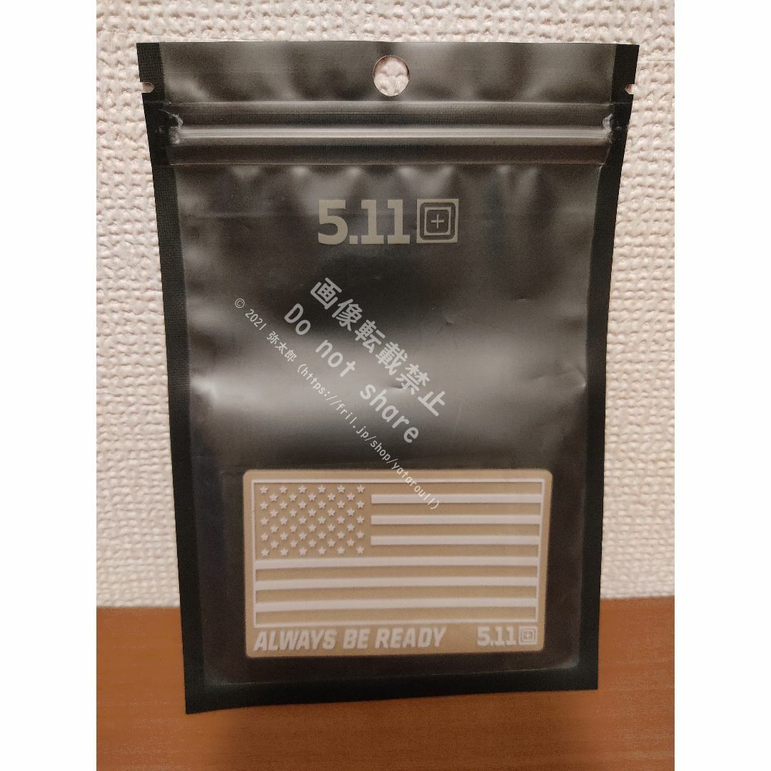 5.11 Tactical(ファイブイレブンタクティカル)の5.11タクティカル ミリタリーワッペン USAフラッグ サンド エンタメ/ホビーのミリタリー(その他)の商品写真