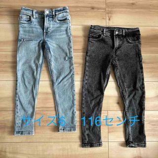ザラキッズ(ZARA KIDS)のZARA デニム　サイズ6 116cm ２本(パンツ/スパッツ)