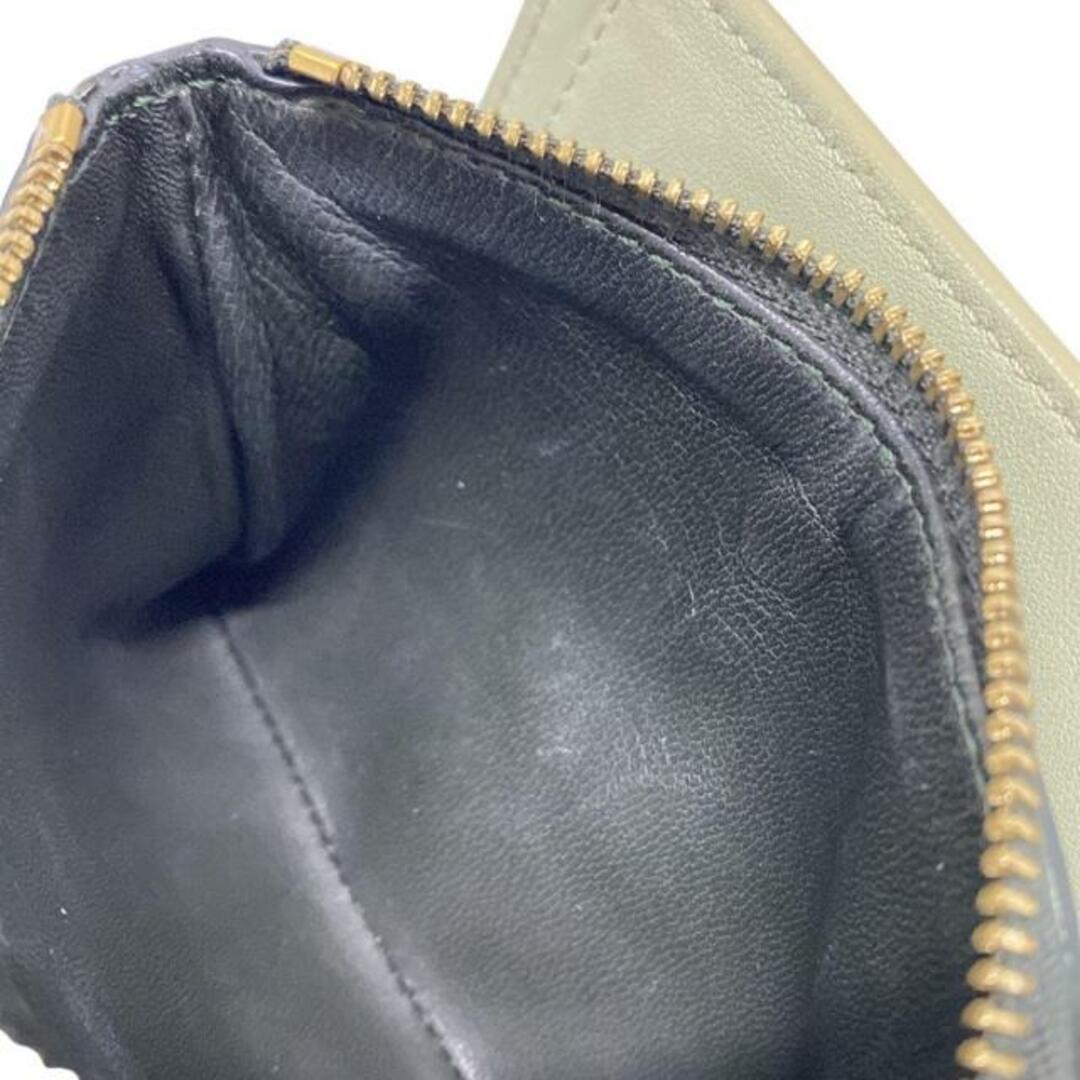 CELINE - CELINE(セリーヌ) 2つ折り財布 - ライトグリーン CELINE - CELINE(セリーヌ) 2つ折り財布 - ライトグリーン