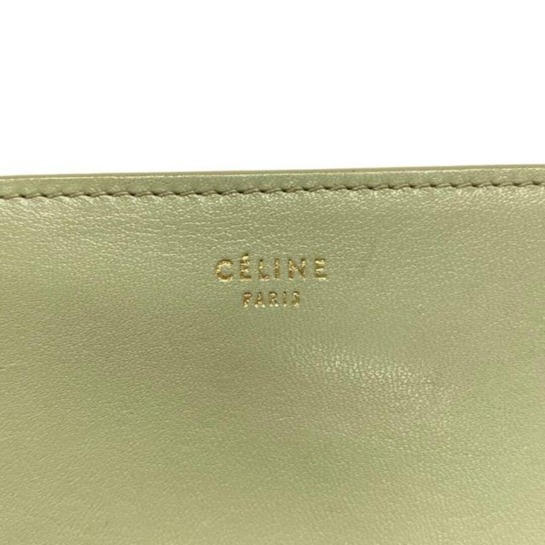 CELINE - CELINE(セリーヌ) 2つ折り財布 - ライトグリーン CELINE - CELINE(セリーヌ) 2つ折り財布 - ライトグリーン