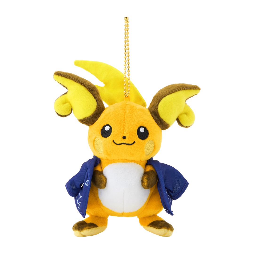 ポケモン(ポケモン)のマスコットぬいぐるみ ぽけもんせんと~ ライチュウ エンタメ/ホビーのおもちゃ/ぬいぐるみ(ぬいぐるみ)の商品写真
