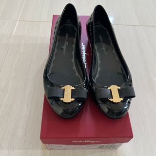 Salvatore Ferragamo - 良品 フェラガモ ヴァラ金具 フラット Salvatore Ferragamo - 良品 フェラガモ ヴァラ金具 フラット