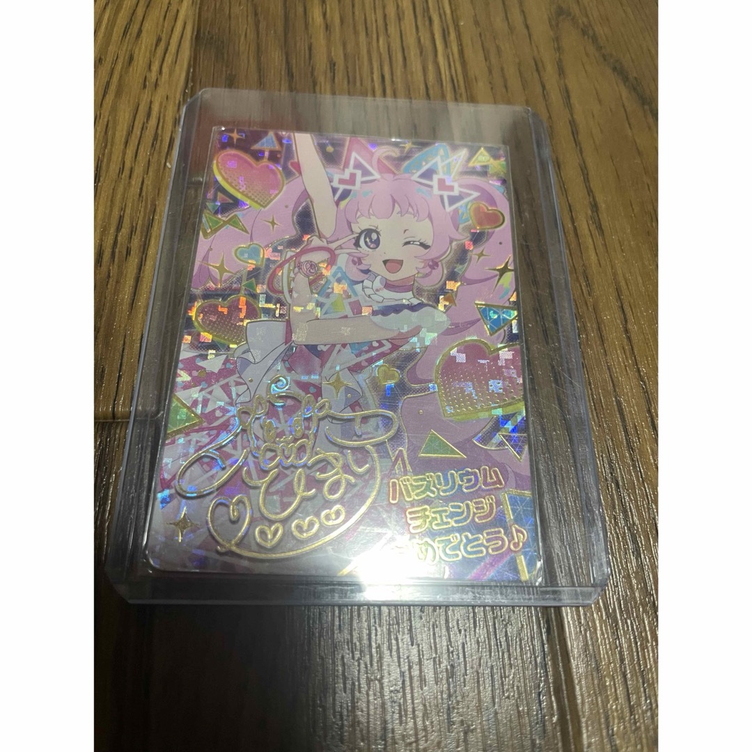 T-ARTS(タカラトミーアーツ)のアイプリ SP ポッピンハートバズリウム ひまり 金サインスペシャルカード エンタメ/ホビーのトレーディングカード(シングルカード)の商品写真