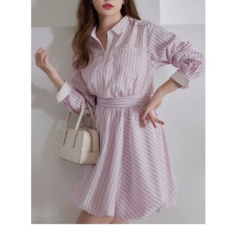 Her lip to - herlipto Murcia Chiffon Shirt Dressの通販 by k Her lip to - herlipto Murcia Chiffon Shirt Dressの通販 by k