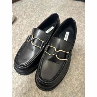SNIDEL - スナイデル vibramソールローファー ベージュ Sの通販 SNIDEL - スナイデル vibramソールローファー ベージュ Sの通販