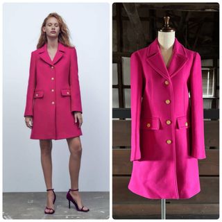 ZARA(チェスターコート ・ ピンク/桃色系)のフリマアイテム一覧 ZARA(チェスターコート ・ ピンク/桃色系)のフリマアイテム一覧