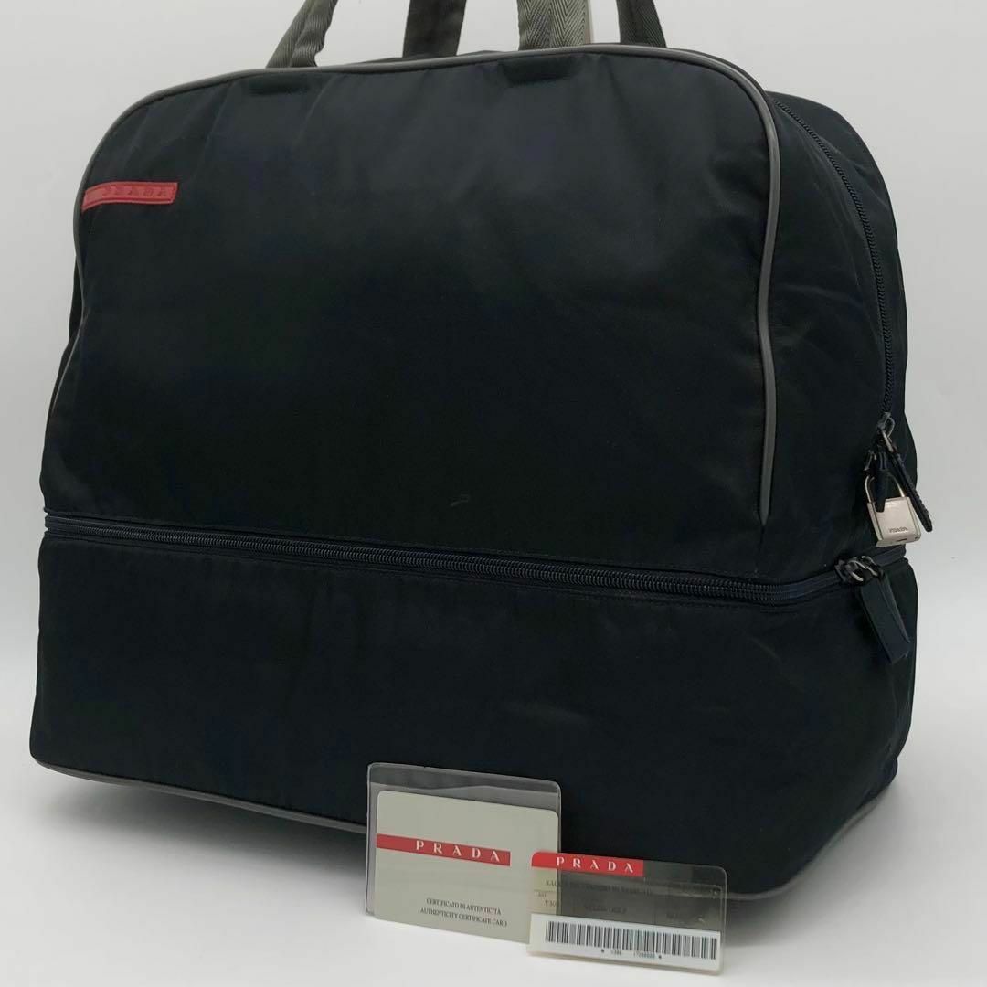 PRADA - 【美品✨】PRADA SPORTS ボストンバッグ 南京錠 Gカード PRADA - 【美品✨】PRADA SPORTS ボストンバッグ 南京錠 Gカード