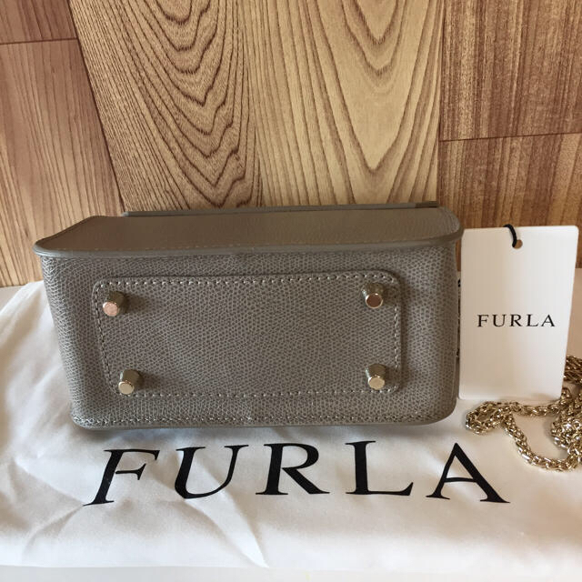 Furla(フルラ)の新品☆ フルラ メトロポリス グレー チェーンショルダーバッグ☆ サッビア レディースのバッグ(ショルダーバッグ)の商品写真