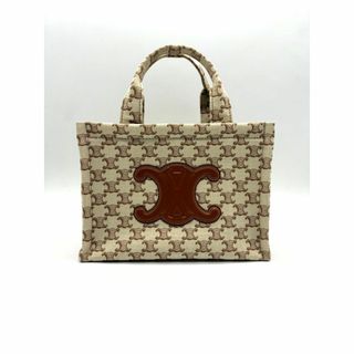 セリーヌ(CELINE)のCELINE セリーヌ スモール カバ タイス トリオンフキャンバス 2WAYトートバッグ ベージュ 199162(トートバッグ)