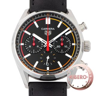 【新品】TAG HEUER タグホイヤー カレラ クロノグラフ CBN201C.FC6542 保証書2025年【中古】