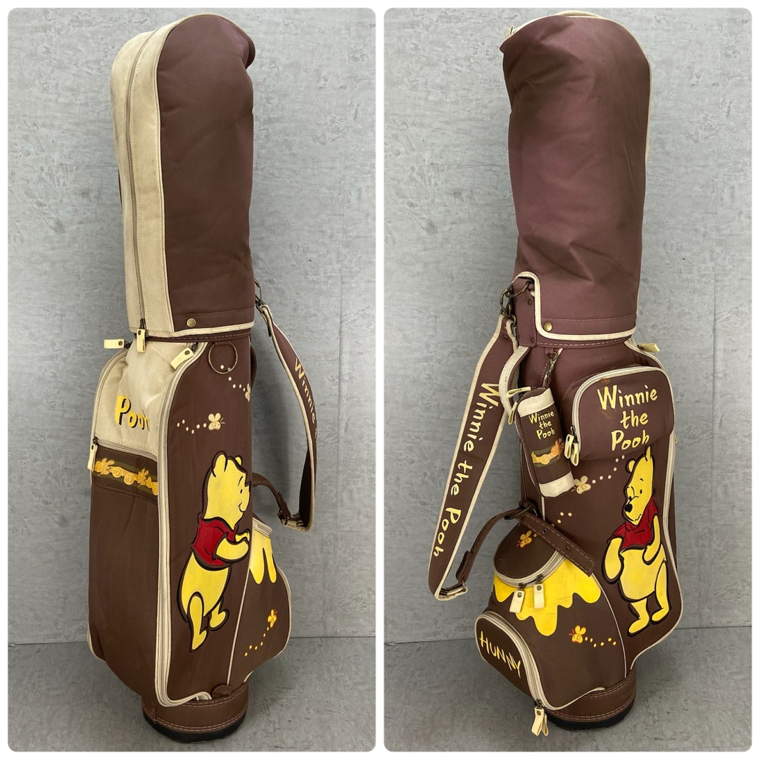 Winnie the Pooh くまのプーさん ゴルフ キャディバッグ カート Winnie the Pooh くまのプーさん ゴルフ キャディバッグ カート