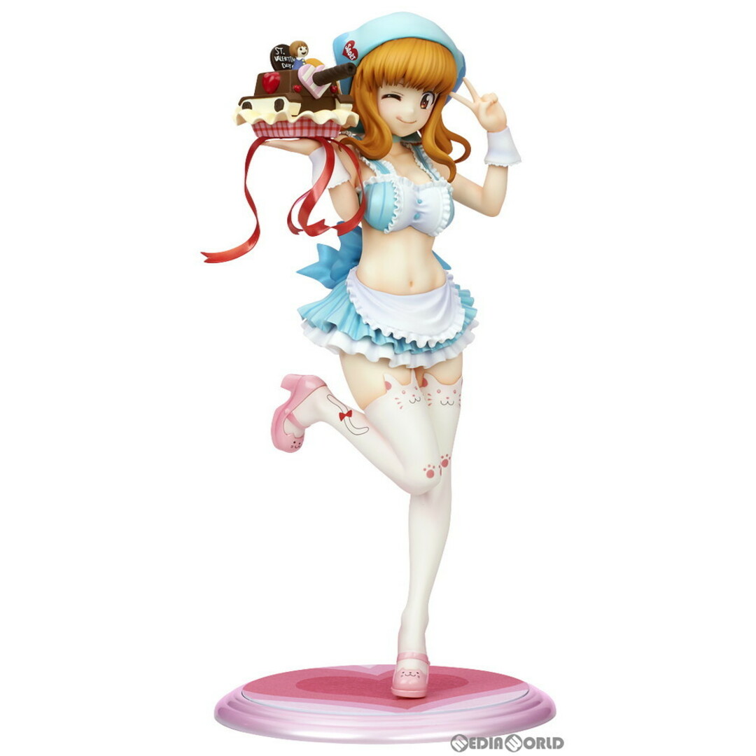 送料無料 いくらから ガールズ&パンツァー 武部沙織【バレンタインエプロン】(たけべさおり) ドリームテック - DREAM 1/7 ウェーブ(WAVE) フィギュア(DT-148) 完成品 アニメ+ゲーム
