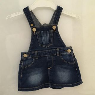 ザラキッズ(ZARA KIDS)のzarababyデニムジャンバースカート80(スカート)