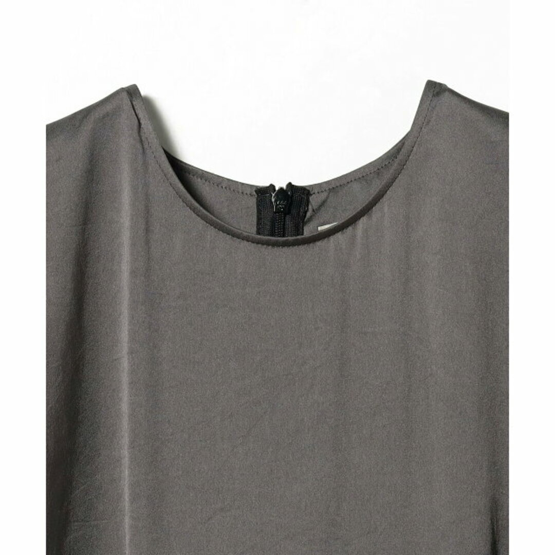 Demi-Luxe BEAMS - 【GREY】ノースリーブ コンビ ワンピースの Demi-Luxe BEAMS - 【GREY】ノースリーブ コンビ ワンピースの