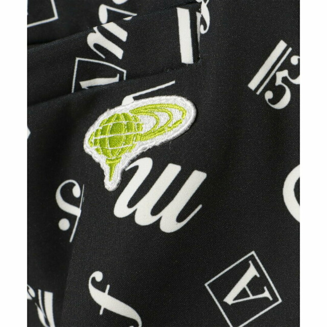 BLACK】【L】ORANGE LABEL / 音符 総柄 ストレッチスカートの BLACK】【L】ORANGE LABEL / 音符 総柄 ストレッチスカートの