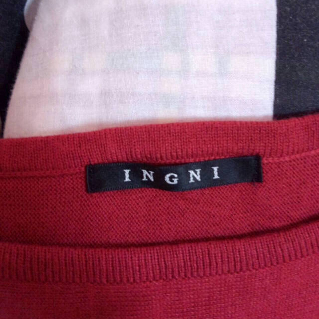 INGNI(イング)のハートのドットニット♡〜INGNI〜 レディースのトップス(ニット/セーター)の商品写真