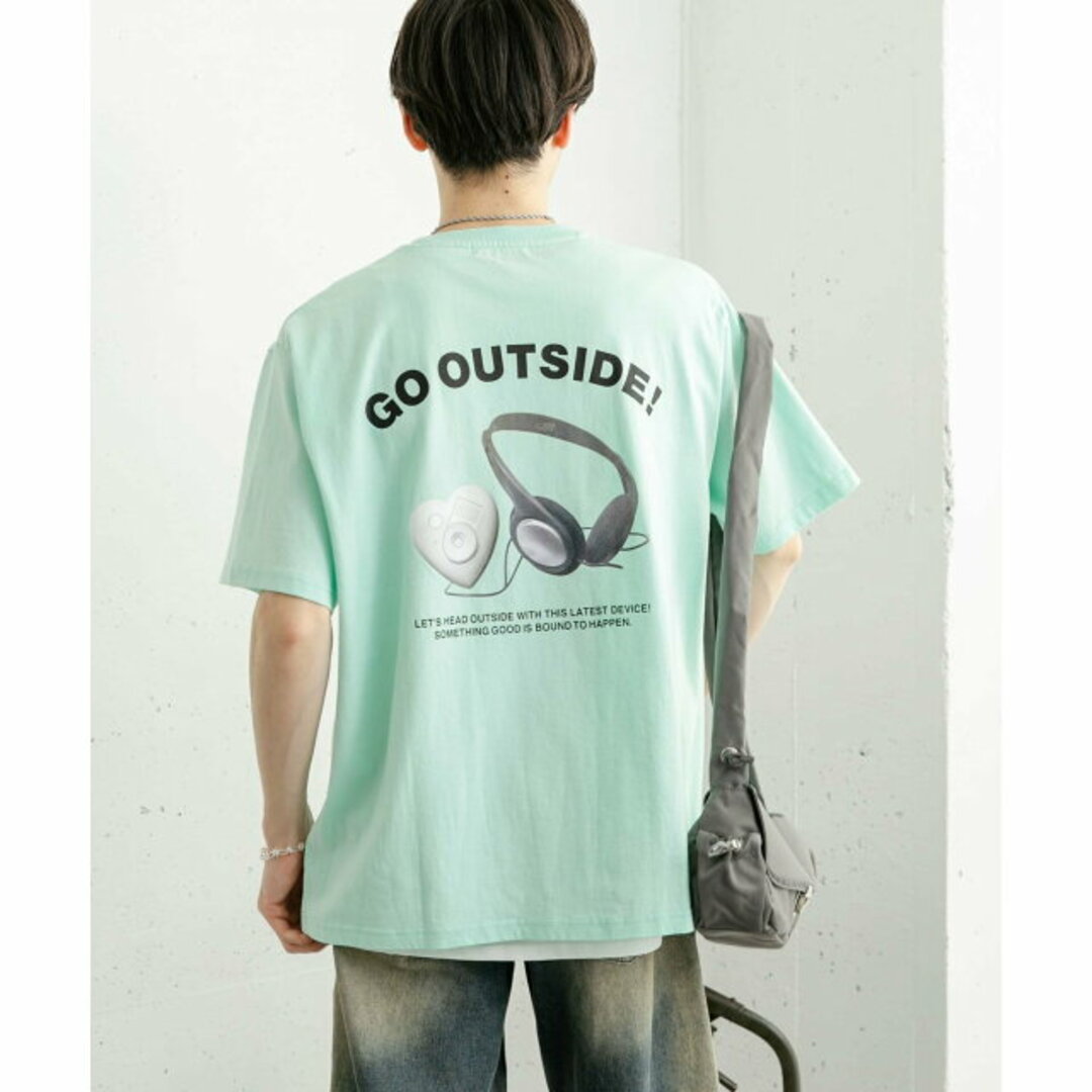 SENSE OF PLACE by URBAN RESEARCH(センスオブプレイスバイアーバンリサーチ)の【MINT】DEVICE ショートスリーブプリント Tシャツ B メンズのトップス(Tシャツ/カットソー(半袖/袖なし))の商品写真