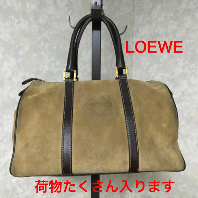 LOEWE(ロエベ)のLOEWE ボストンバッグ スエード 旅行カバン ロエベ レディースのバッグ(ボストンバッグ)の商品写真