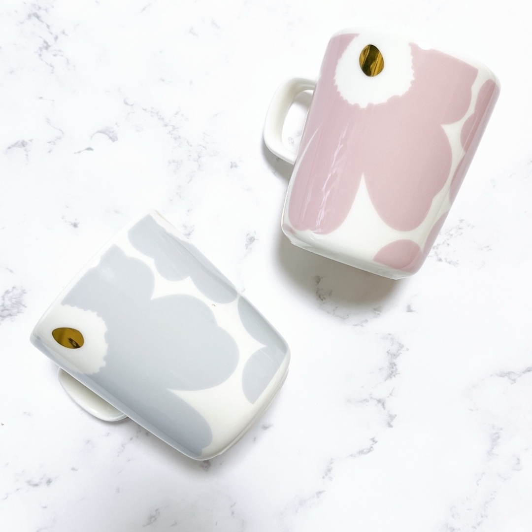 marimekko - ♡マリメッコ マグカップ ピンク ゴールド byR 限定 marimekko - ♡マリメッコ マグカップ ピンク ゴールド byR 限定