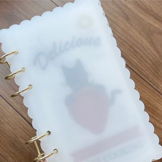 アクリルバインダー saving 乳白色 もくもく型 A6韓国 アクリルバインダー saving 乳白色 もくもく型 A6韓国