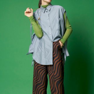 メゾンスペシャル(MAISON SPECIAL)の即完売品♪【新品未使用】Maison special メッシュトップス(カットソー(長袖/七分))