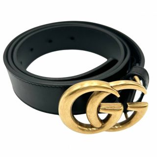 GUCCI - ☆美品☆GUCCI グッチ・シマ ダブルGロゴ ベルト 黒 GUCCI - ☆美品☆GUCCI グッチ・シマ ダブルGロゴ ベルト 黒