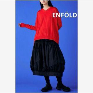 ENFOLD - ☆美品 ENFOLD CUFF-HEME DHARMA SKIRT 36 黒の通販 ENFOLD - ☆美品 ENFOLD CUFF-HEME DHARMA SKIRT 36 黒の通販
