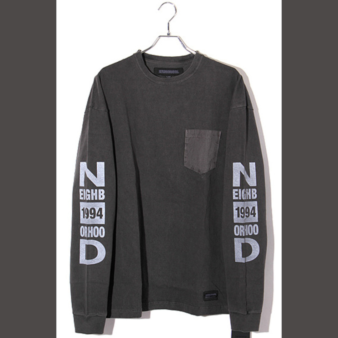 【ラッピング無料】 未使用品 24AW クルーネック ピグメントダイ ネイバーフッド トップス