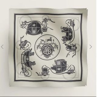 HERMES - 未使用【エルメス】希少 エクスリブリス カレH 80 HERMES - 未使用【エルメス】希少 エクスリブリス カレH 80