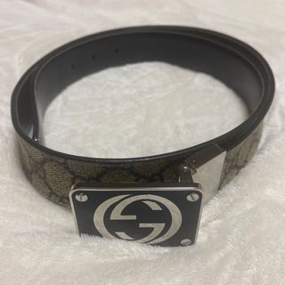 GUCCI - 正規 グッチ ヴィンテージ ロゴプレート×スクエア 2WAY GUCCI - 正規 グッチ ヴィンテージ ロゴプレート×スクエア 2WAY