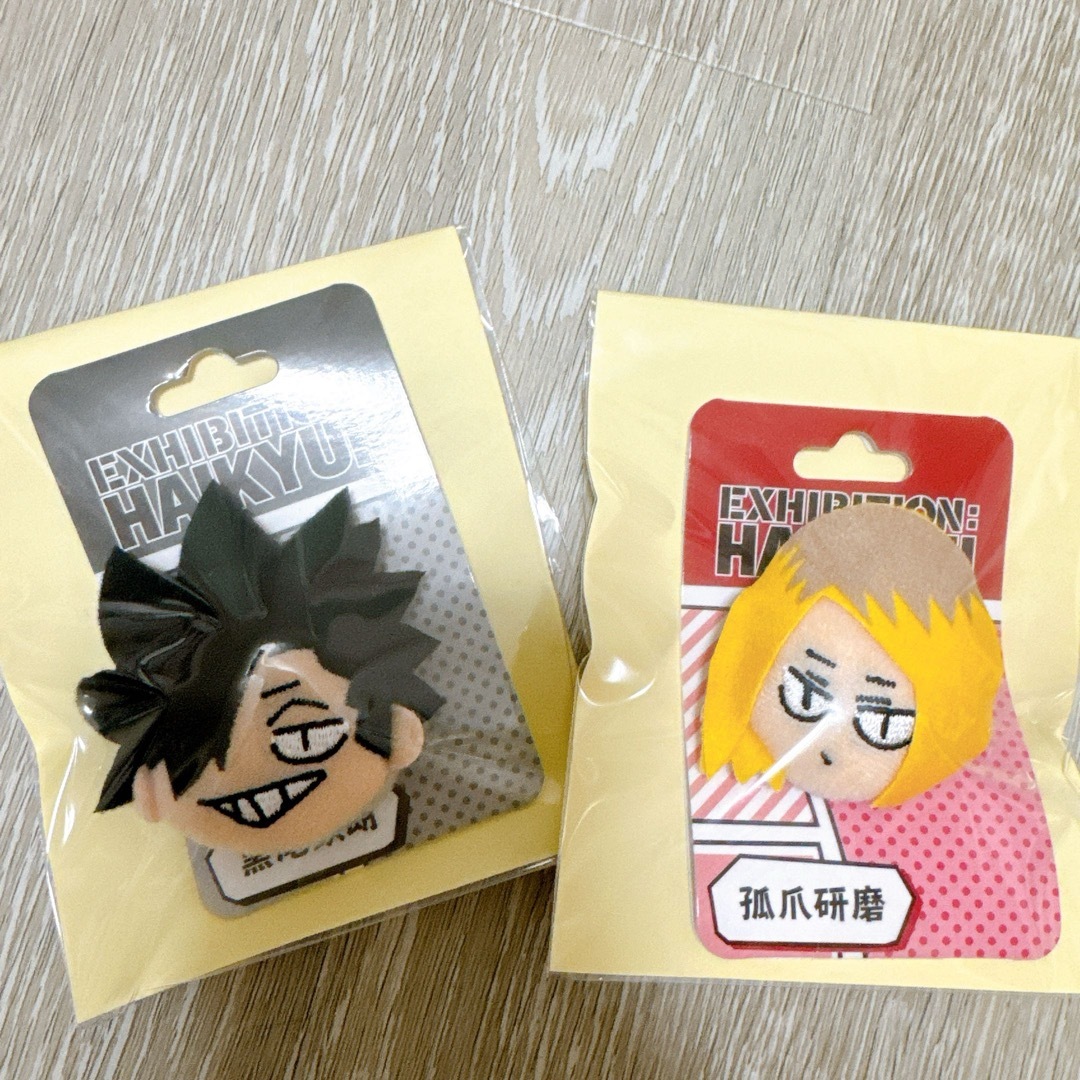 ハイキュー展限定！！黒尾　研磨　フェイスバッジ  エンタメ/ホビーのアニメグッズ(バッジ/ピンバッジ)の商品写真