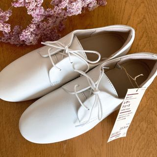 MUJI (無印良品) - 無印良品レザーレースアップシューズ22.5 MUJI (無印良品) - 無印良品レザーレースアップシューズ22.5