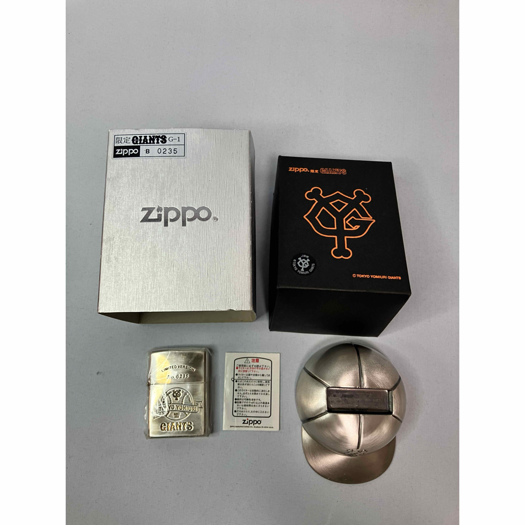 ≪未使用品≫ZIPPO(ジッポ) 限定 ジャイアンツ ヘルメット付き ≪未使用品≫ZIPPO(ジッポ) 限定 ジャイアンツ ヘルメット付き