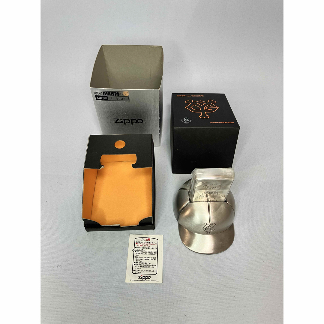 ≪未使用品≫ZIPPO(ジッポ) 限定 ジャイアンツ ヘルメット付き ≪未使用品≫ZIPPO(ジッポ) 限定 ジャイアンツ ヘルメット付き