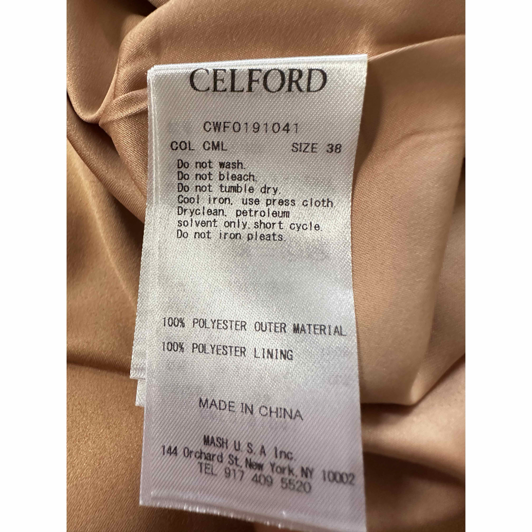 CELFORD(セルフォード)の【CELFORD】シフォンプリーツ　ロングワンピース レディースのワンピース(ロングワンピース/マキシワンピース)の商品写真