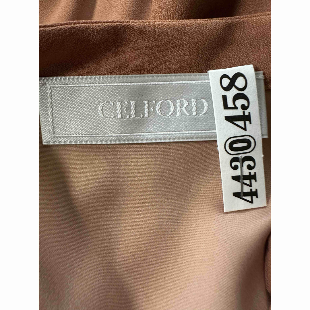 CELFORD(セルフォード)の【CELFORD】シフォンプリーツ　ロングワンピース レディースのワンピース(ロングワンピース/マキシワンピース)の商品写真